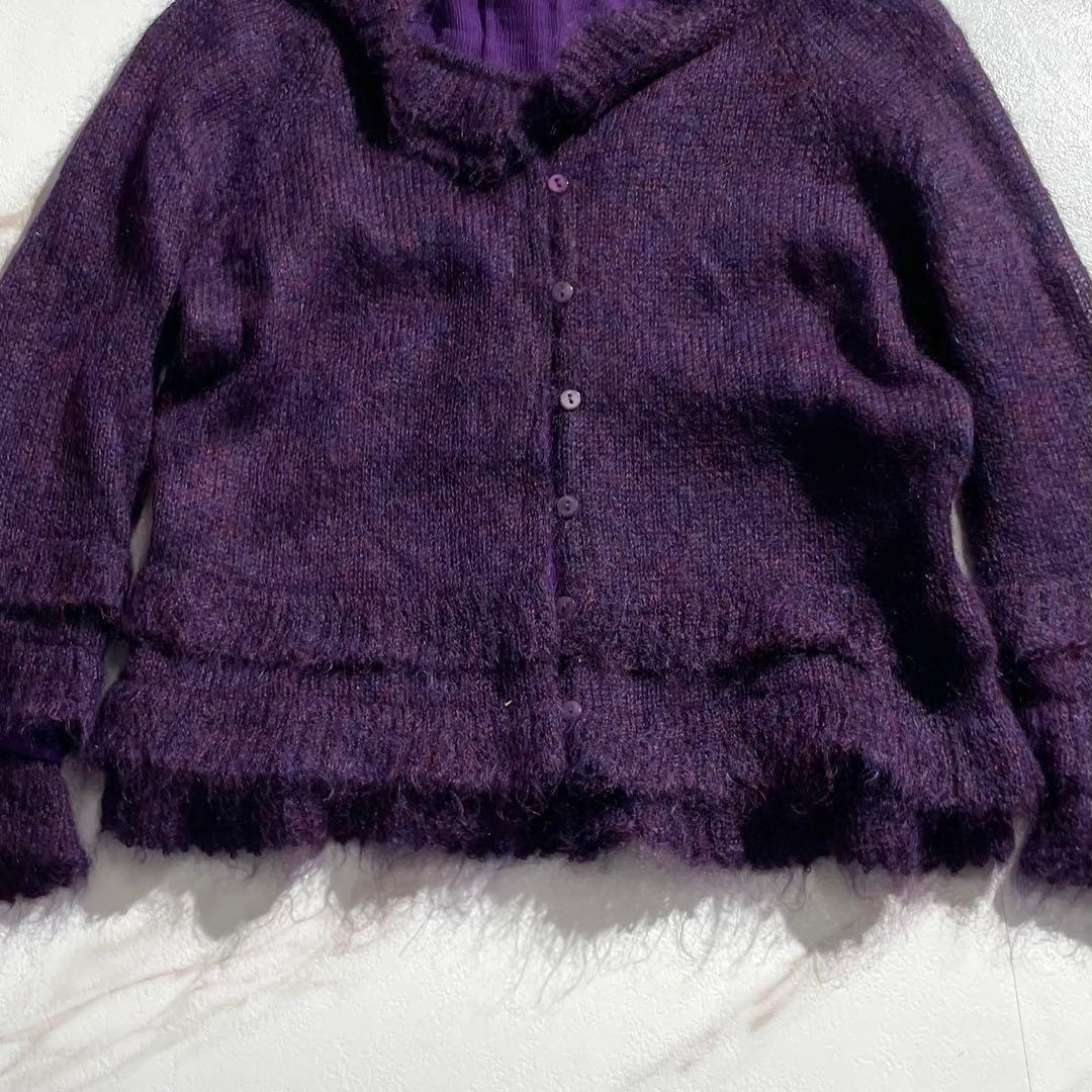 入手困難✨ エルマンノシェルビーノ セットアップ モヘア素材 パープル