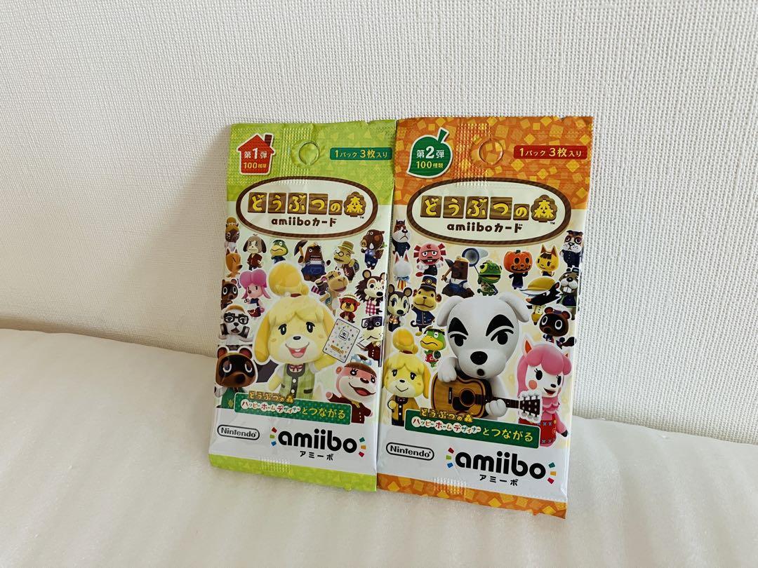 どうぶつの森 amiibo カード 新品未開封 5パック アソート