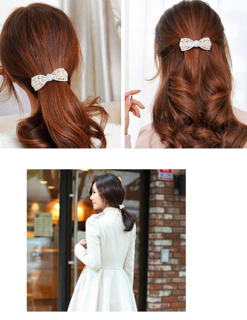 超人気　レディース　髪飾り　バレッタ　ヘアアクセサリー 　髪留め　キラキラ