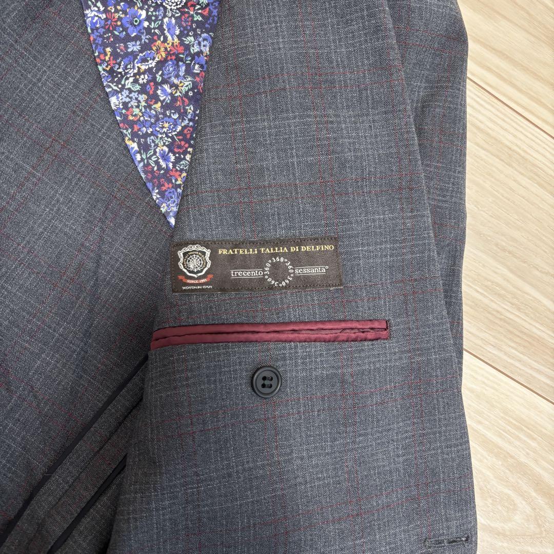 美品✨Paul smith テーラードジャケット 花柄 チェック ロロピアーナ 極美品 ポールスミス テーラードジャケット チェック 花柄