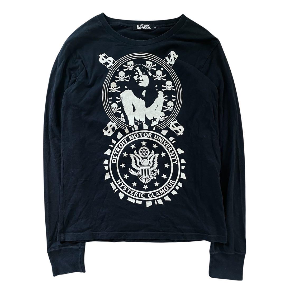 00s hysteric glamour skull long sleeve
