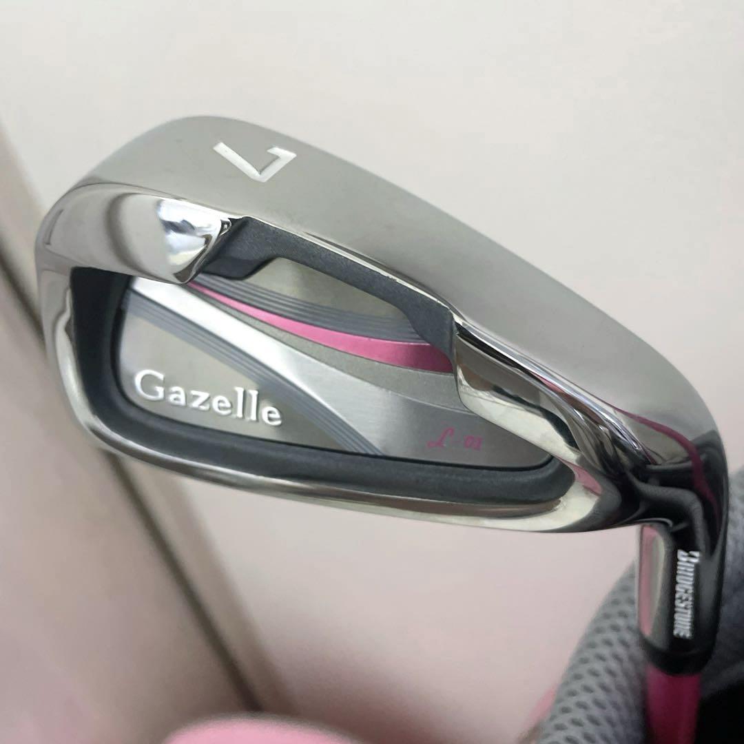 オール ブリヂストン ガゼル レディース ゴルフクラブ 7本セット バック付 ◇ ブリヂストン Gazelle ガゼル レディースゴルフクラブセット