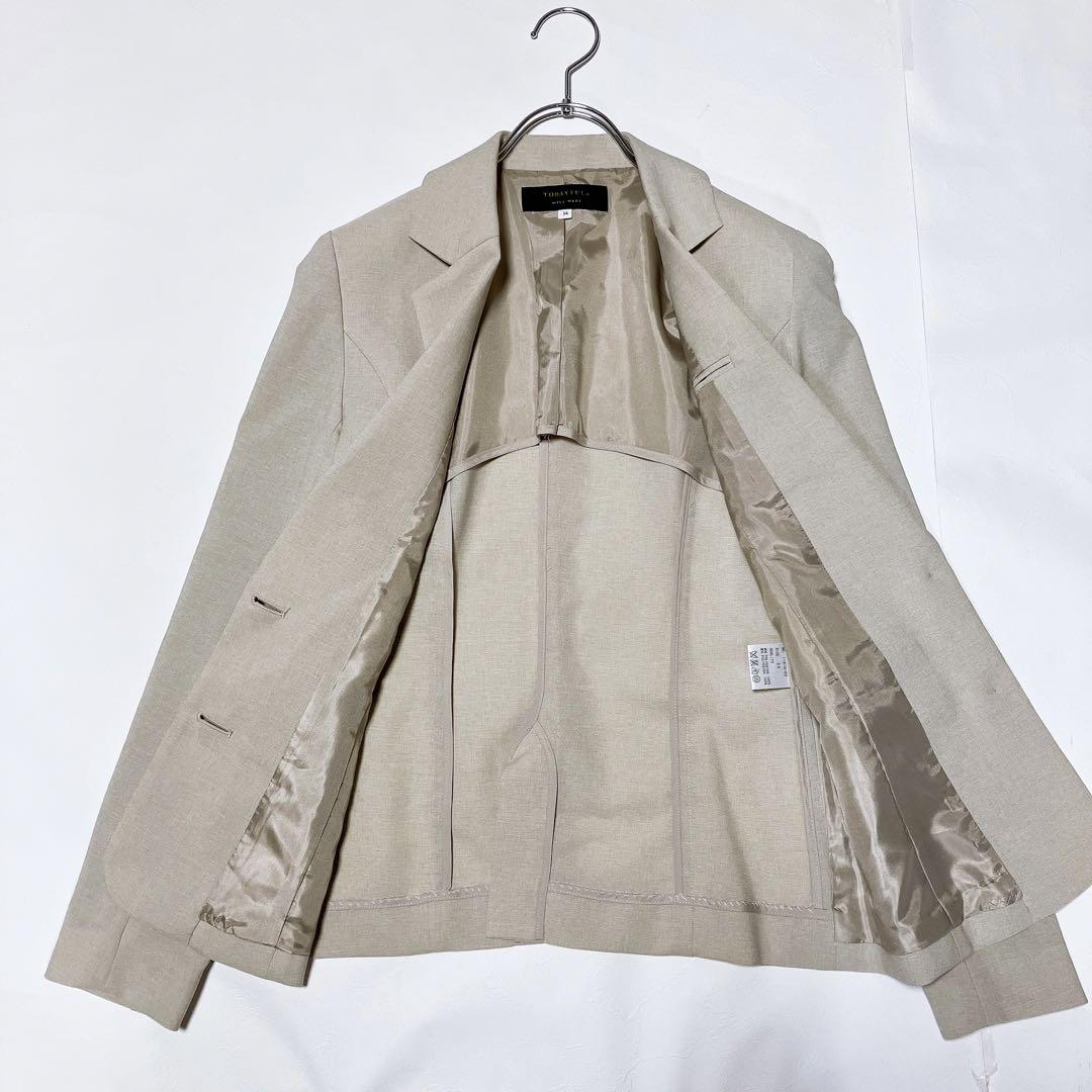 TODAYFUL テーラードジャケット グレージュ 36 レディース