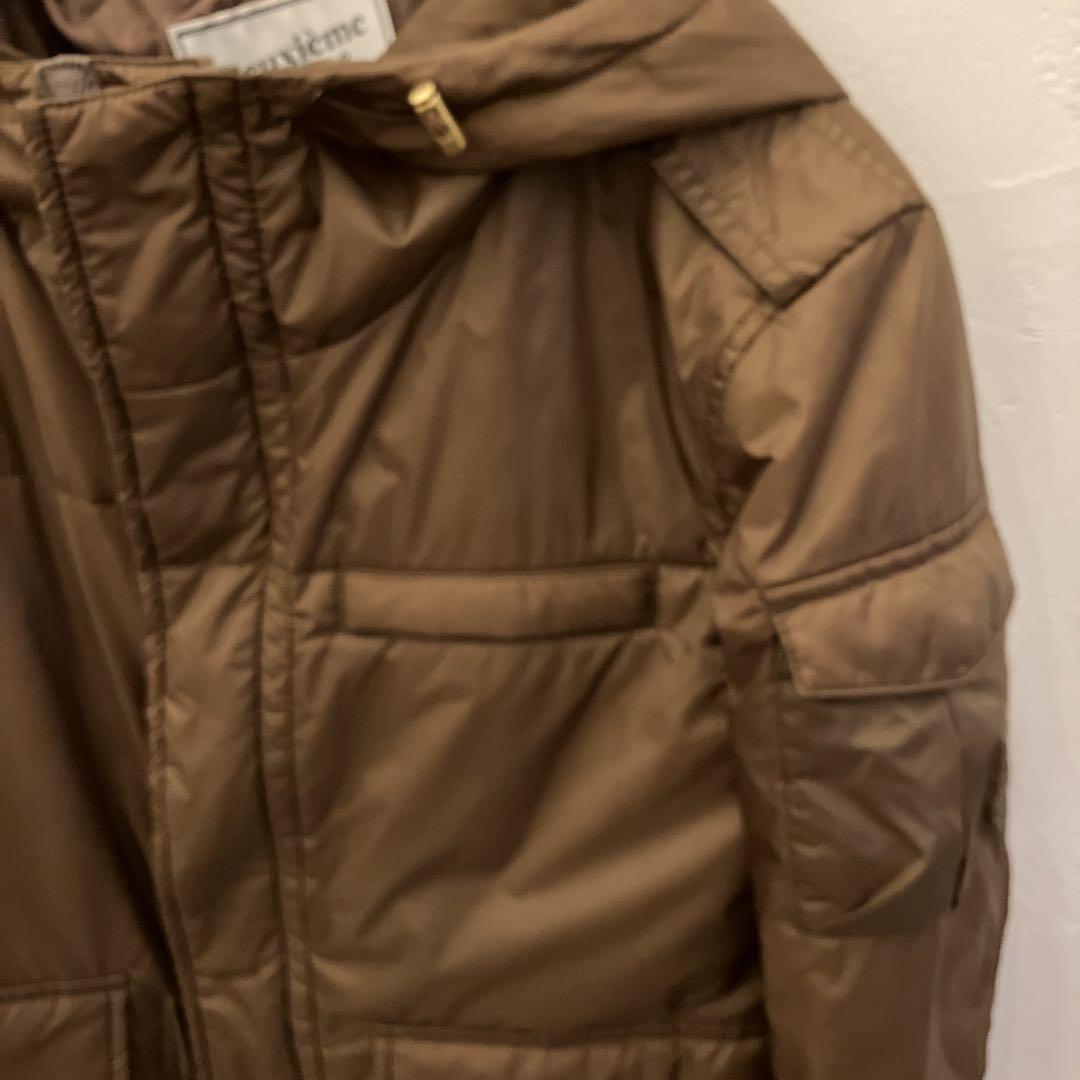 Deuxieme Classe brown×darkbrownナイロンブルゾン