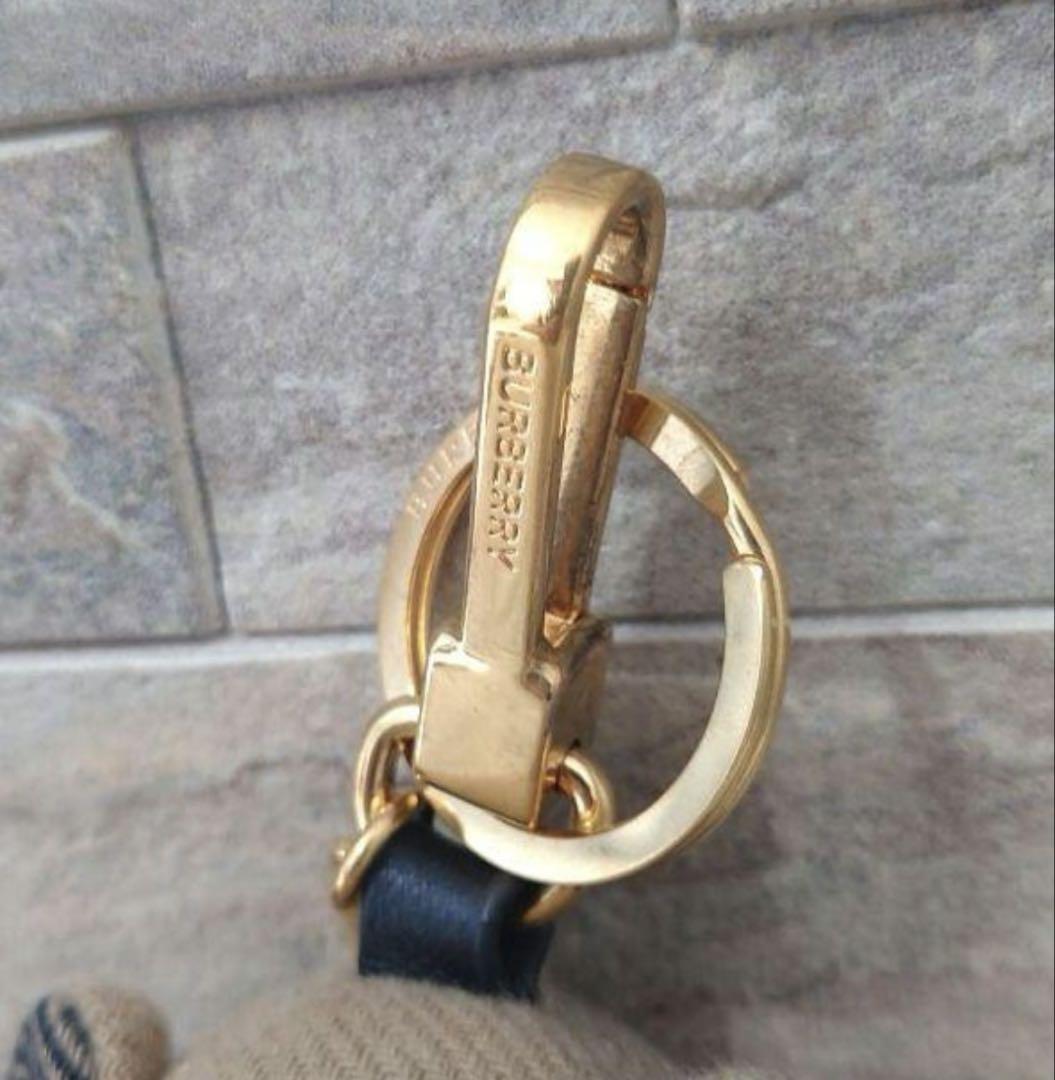 【美品】BURBERRY トーマスベア キーチェーン キーホルダー ノバチェック