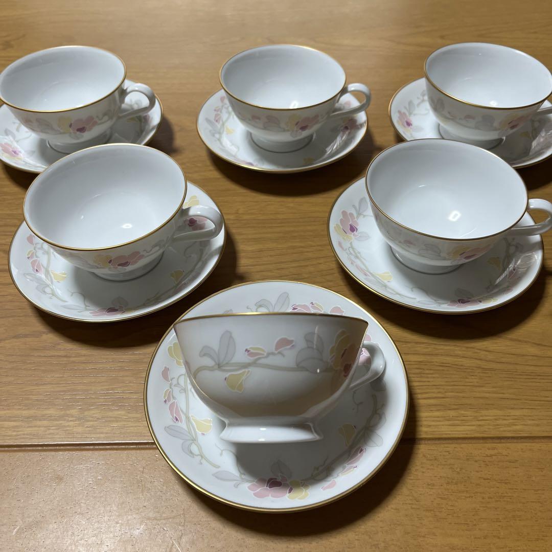 ノリタケNoritakeティーカップ&ソーサー6客セット