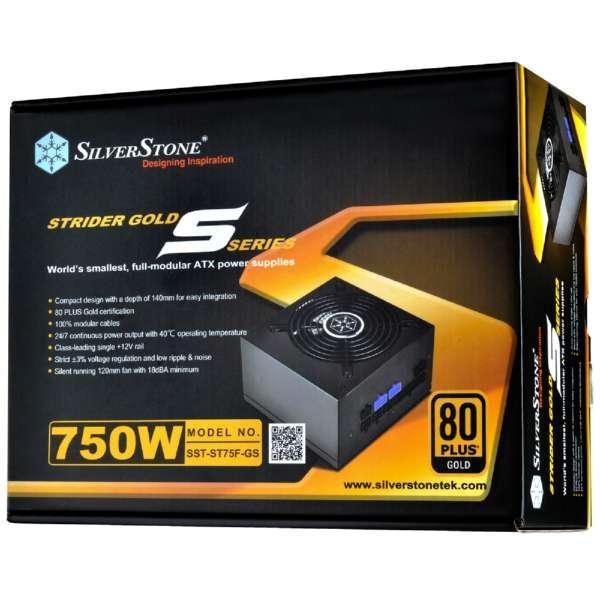 未使用 SilverStone PC電源 ST75F-GS 750W /Gold