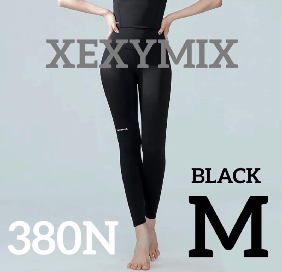 新品☆ ゼクシィミックス レギンス XEXYMIX 380N BLACK 【M