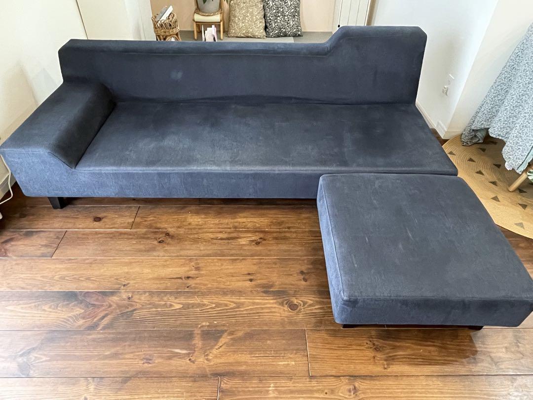 Hiro様限定販売FLANNELSOFA 2017 ネイビー オットマン別売り