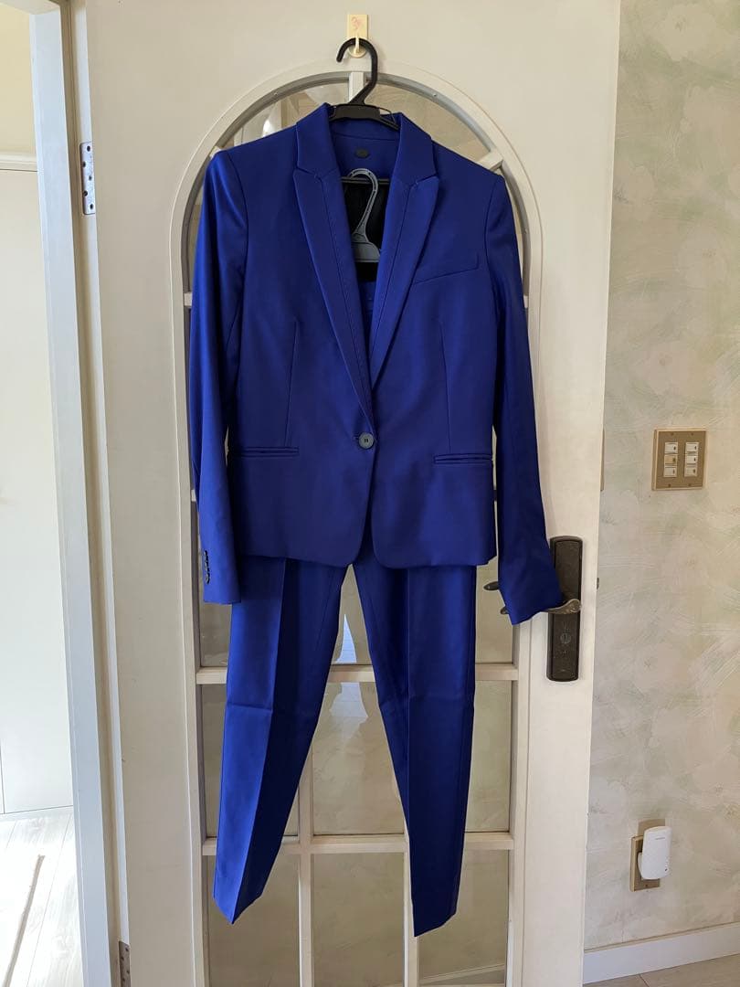 COMPTOIR DES COTONNIERS パンツスーツ 青