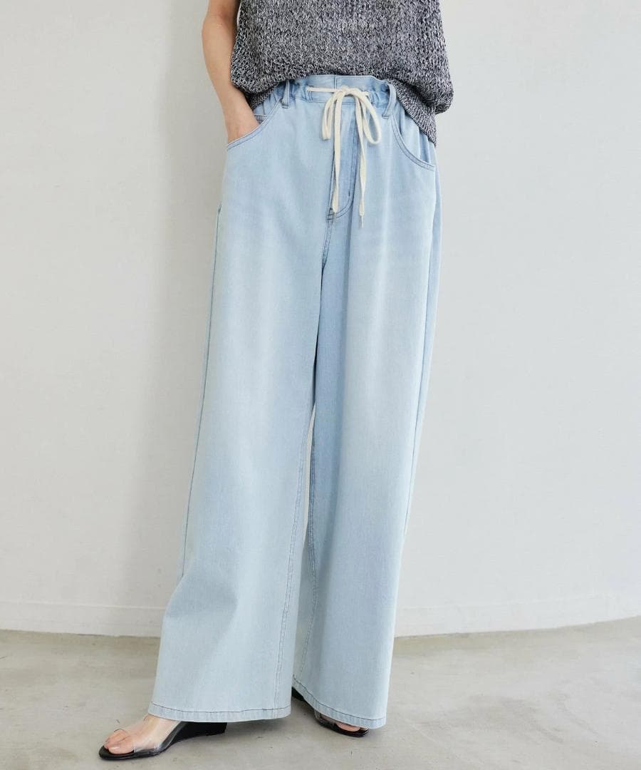 バンヤードストーム ドロストワイドカットデニム ペールブルー サイズ1