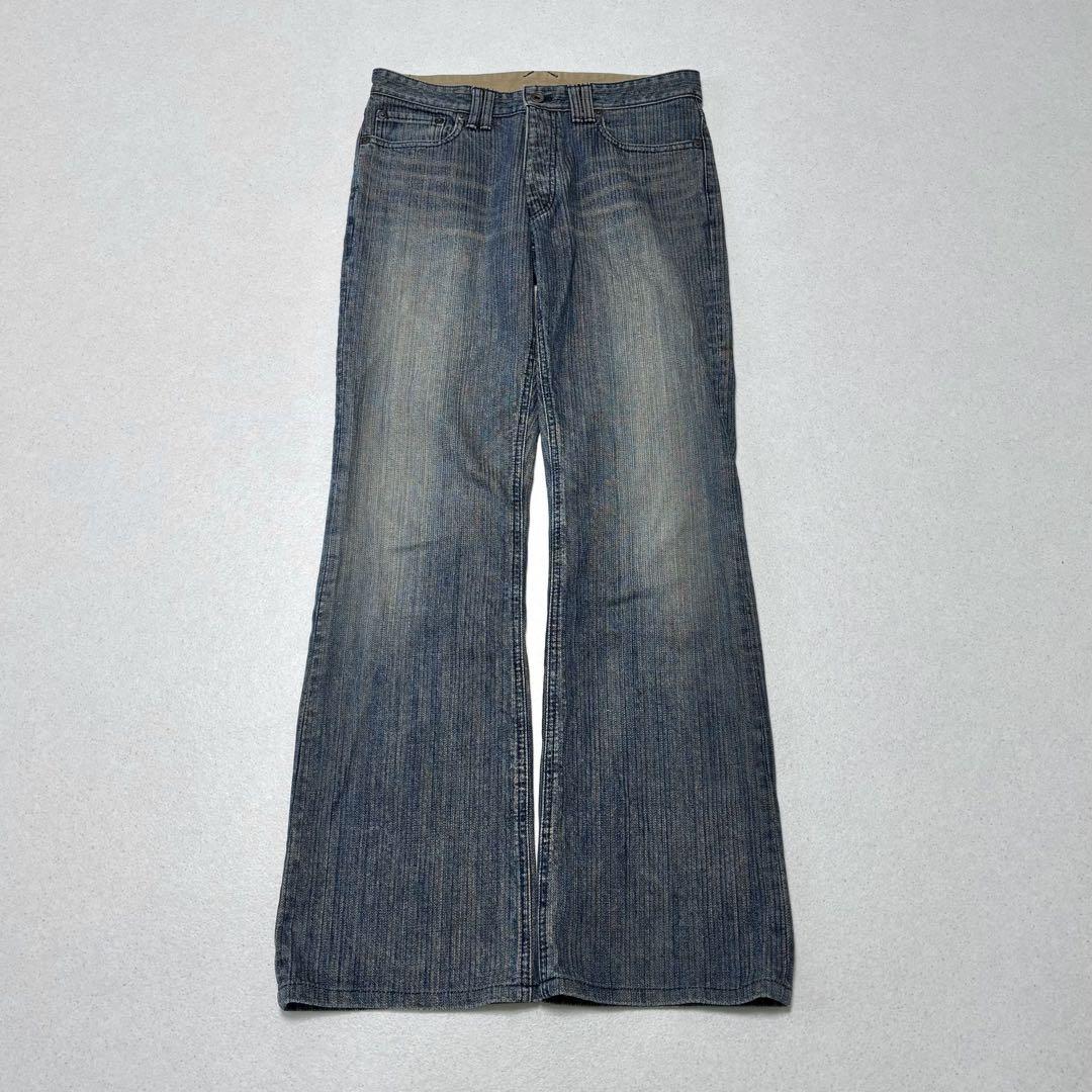 archive hickory flare denim pants M