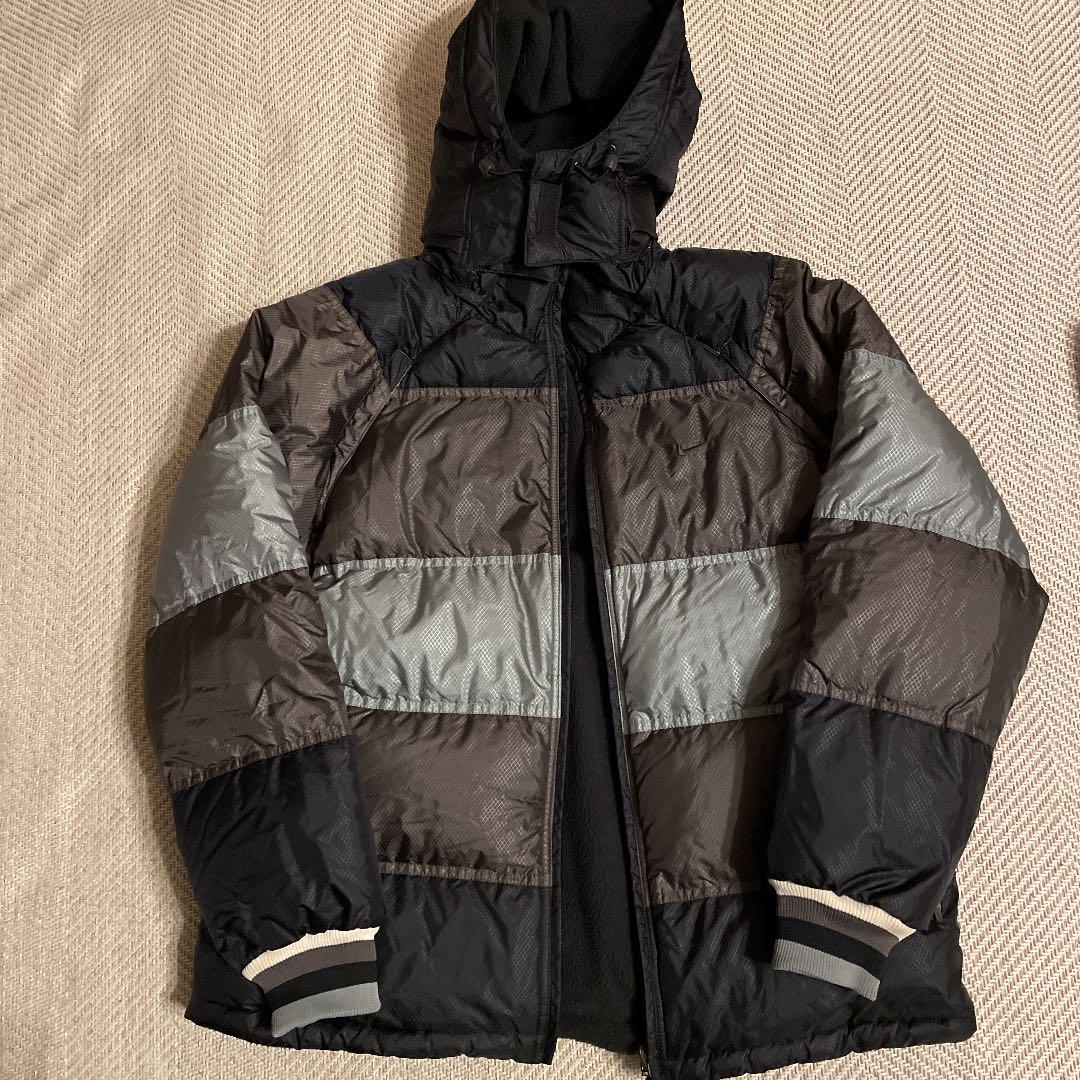 美品 NIKE XL シルバータグリバーシブルダウンジャケット