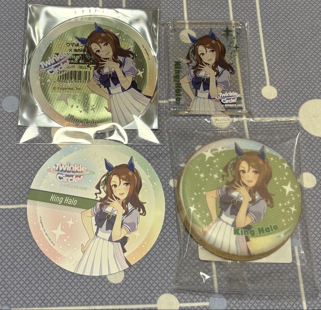 ウマ娘　キングヘイロー　アクリルコースター　コースター　コロッタ　セット ウマ娘 キングヘイロー アクリルコースター コースター コロッタ