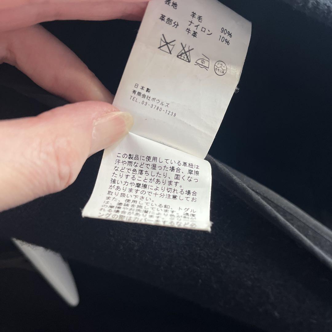 ちーず様 HYKE ダッフルコート サイズ2 黒　白トグル