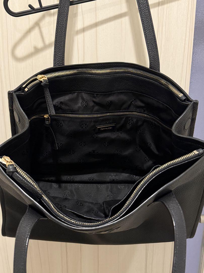 Tory Burch ブラックレザートートバッグ