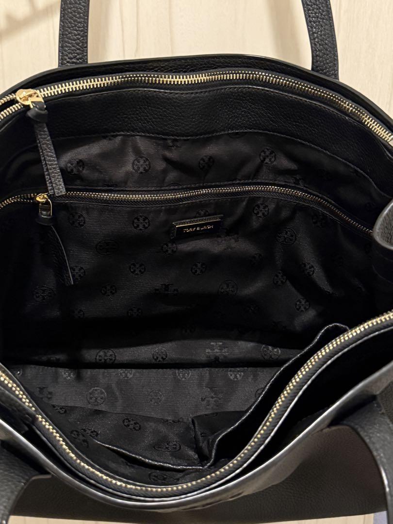 Tory Burch ブラックレザートートバッグ