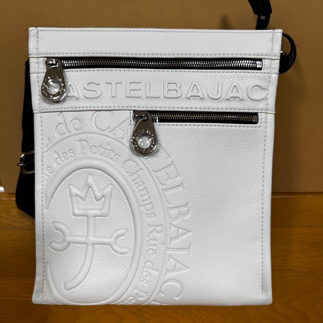 CASTELBAJAC 縦型ショルダーバッグ ダナン ホワイト