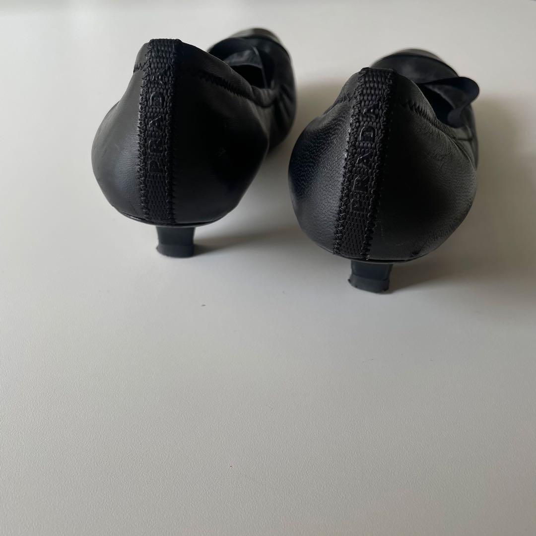 【my】Prada Leather Strap Heels