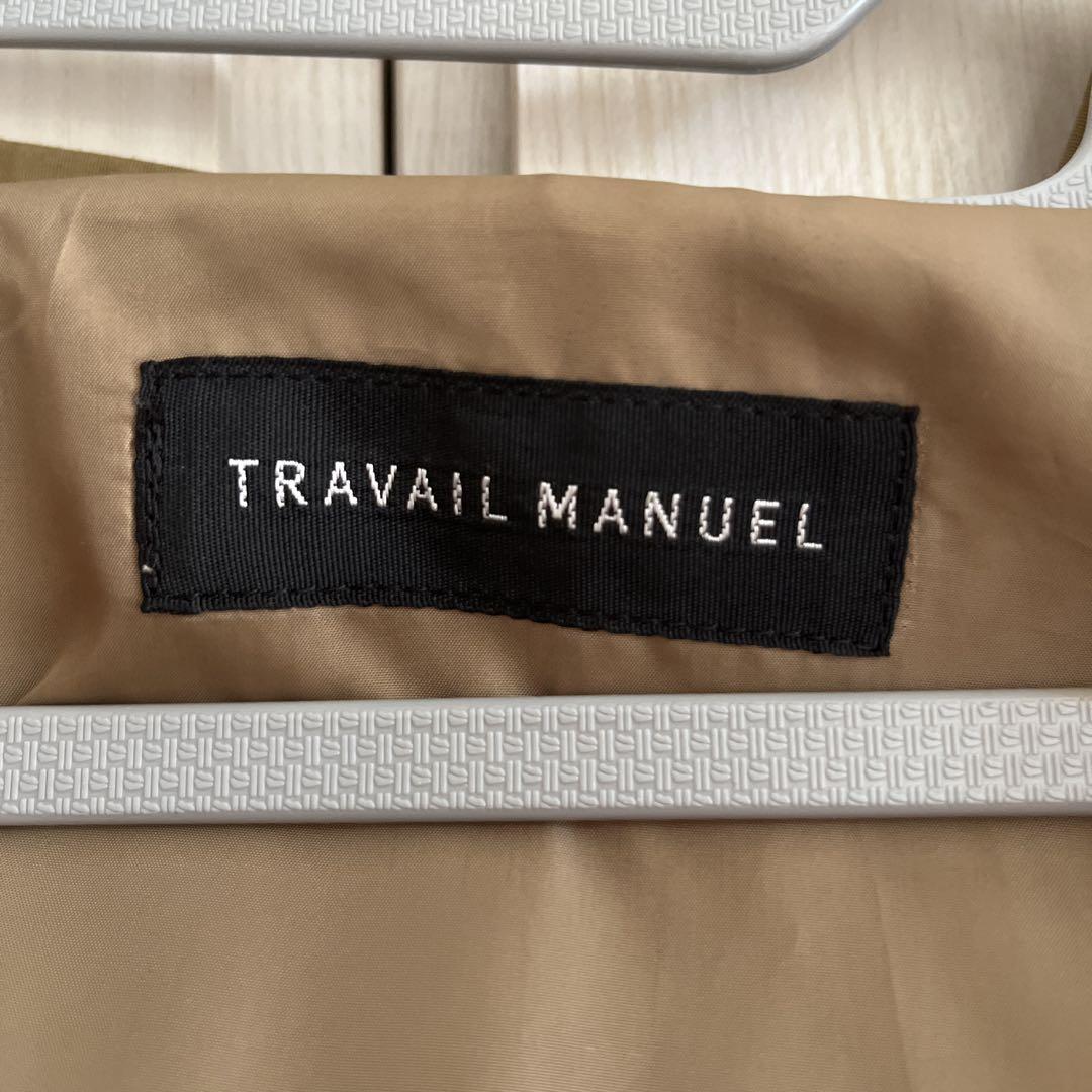 TRAVAIL MANUEL トラバイユマニュアル ベージュコート