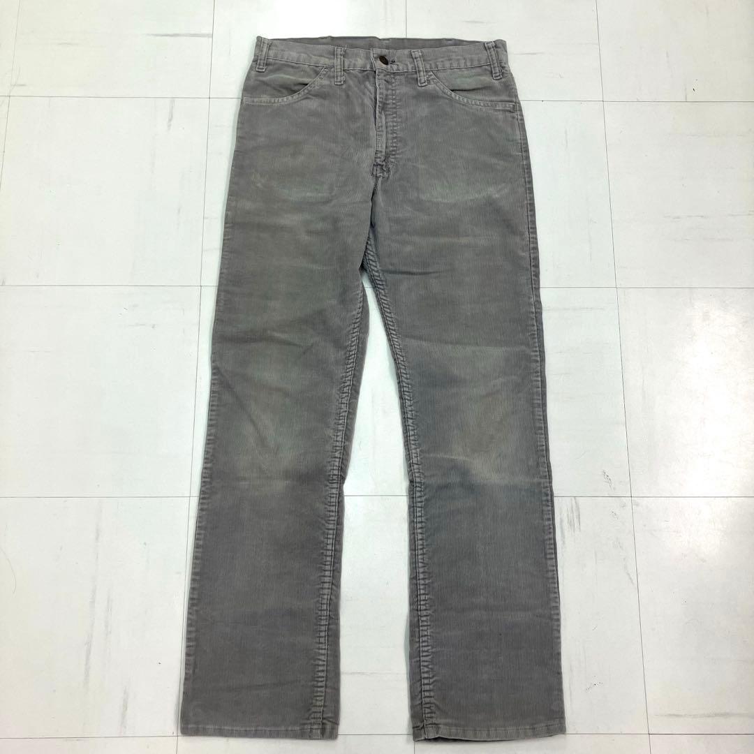 超 80s Levis 519 コーデュロイパンツ グレー W31 即M Levi s
