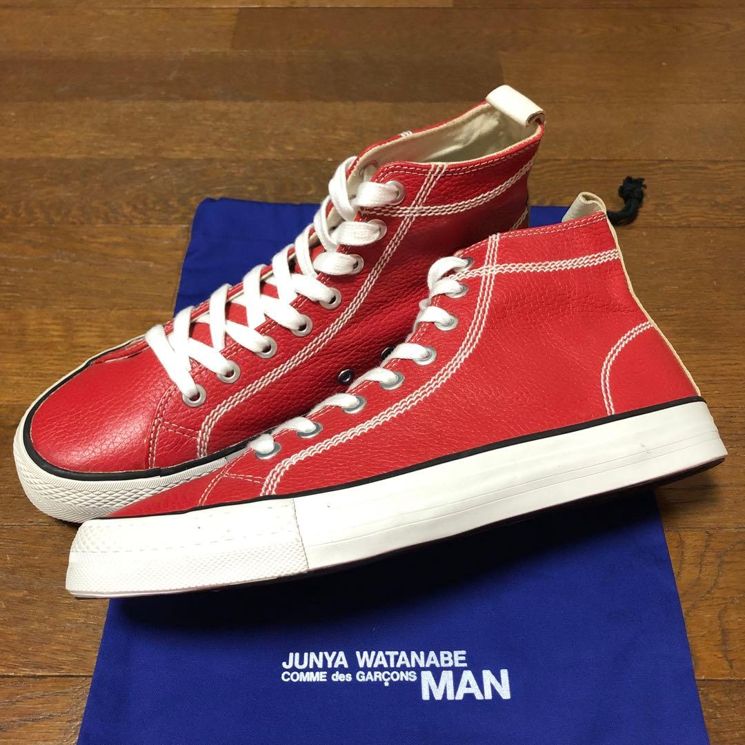 未使用 27cm JUNYA WATANABE MAN レザースニーカー