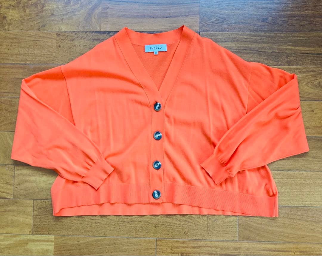 試着のみ☆ENFOLD WAVE DRAPE CARDIGAN