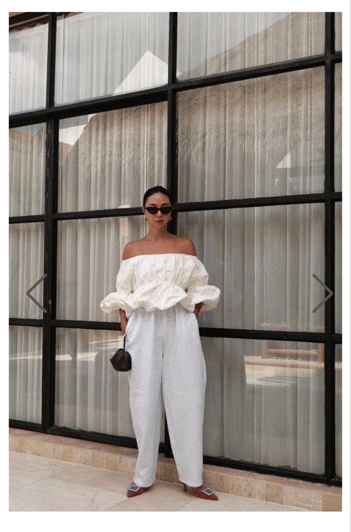 Diver Curve Pants ホワイト SサイズS room306 CONTEMPORARY