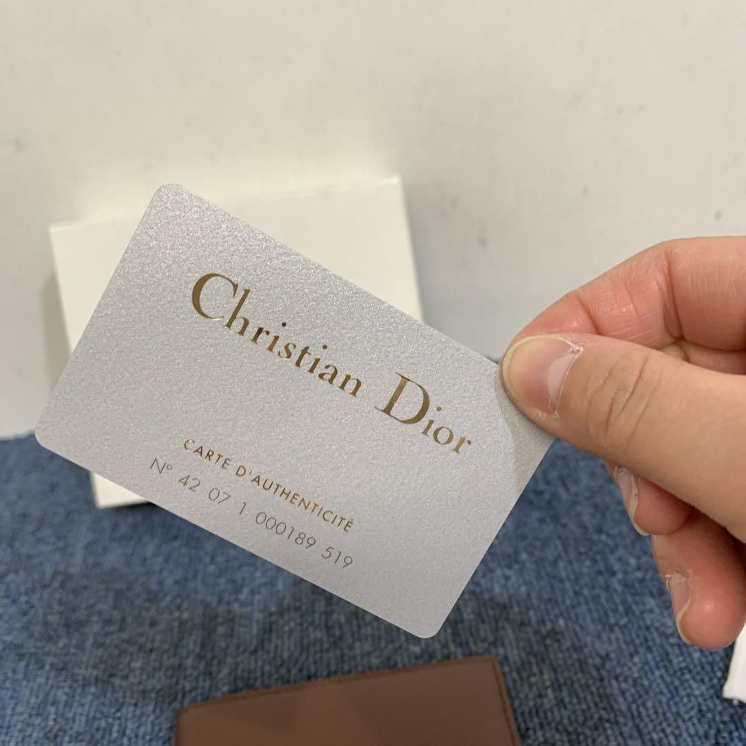 Christian Dior クリスチャンディオール 二つ折り財布 レザー