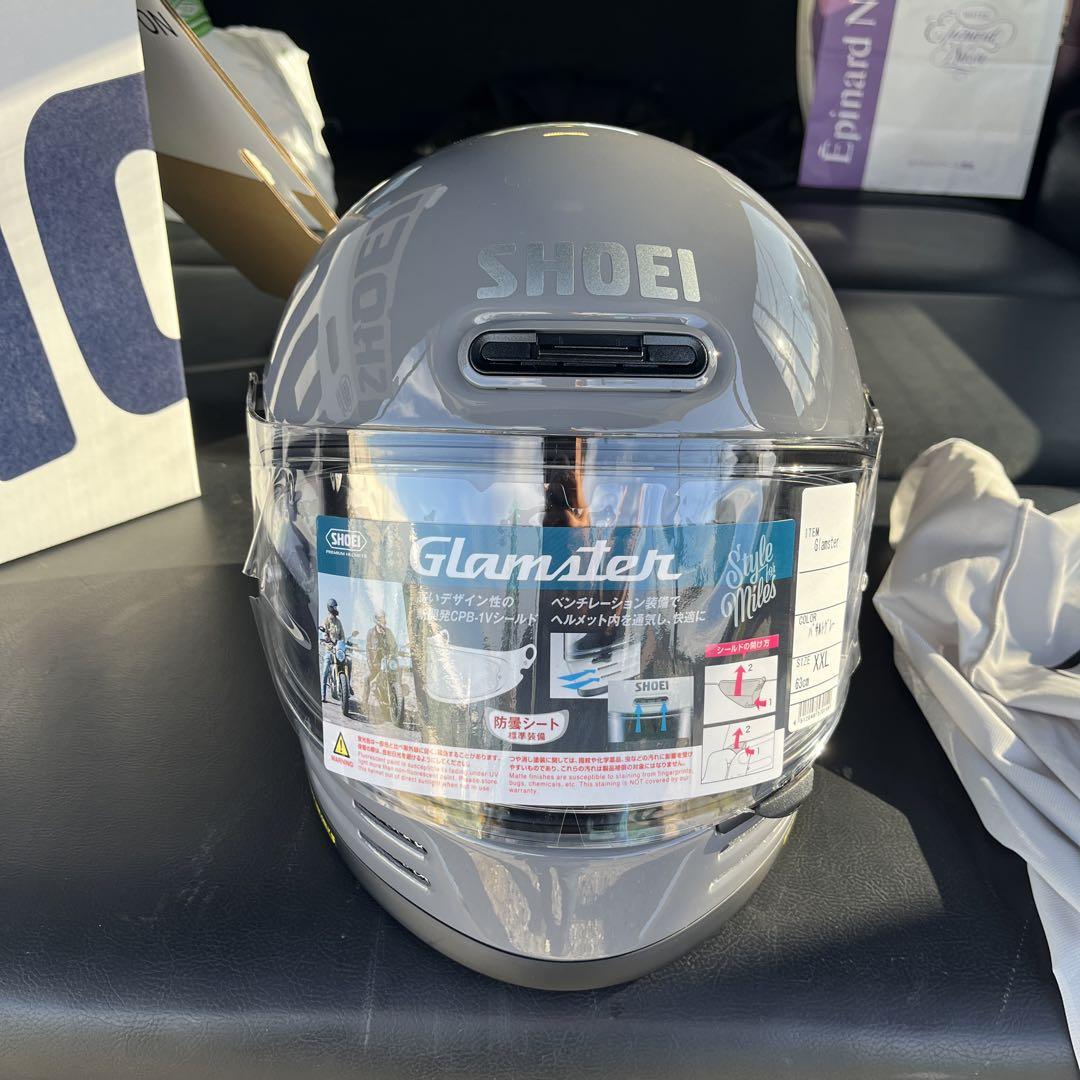 SHOEI グラムスターXXL 色 バサルトグレー（SHOEI Glamster