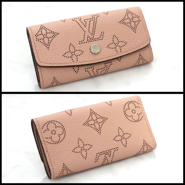 美品】ルイヴィトン マヒナ ミュルティクレ4キーケース マグノリア ...