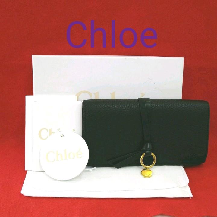 HA01 クロエ 極美品 アルファベット フラップ長財布 ホログラムシール付き 公式ストア HA01 クロエ 極美品 アルファベット フラップ長財布 ホログラムシール付き 公式ストア