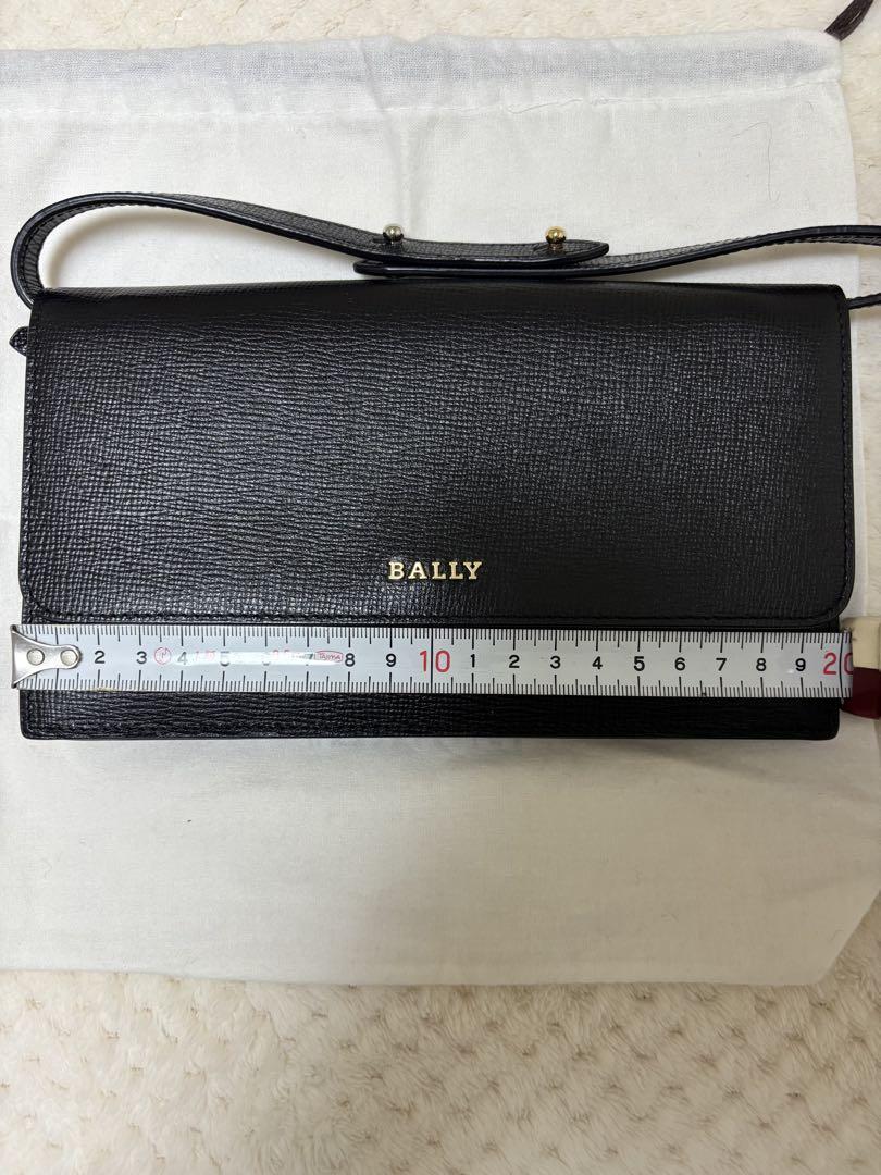 美品 BALLY バリー 本革 レザー ウォレット ショルダーバッグ 斜め掛け