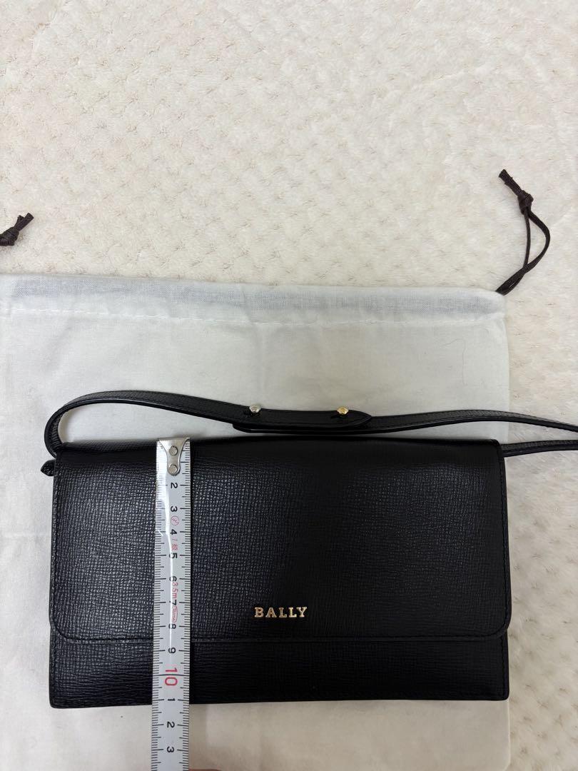 美品 BALLY バリー 本革 レザー ウォレット ショルダーバッグ 斜め掛け