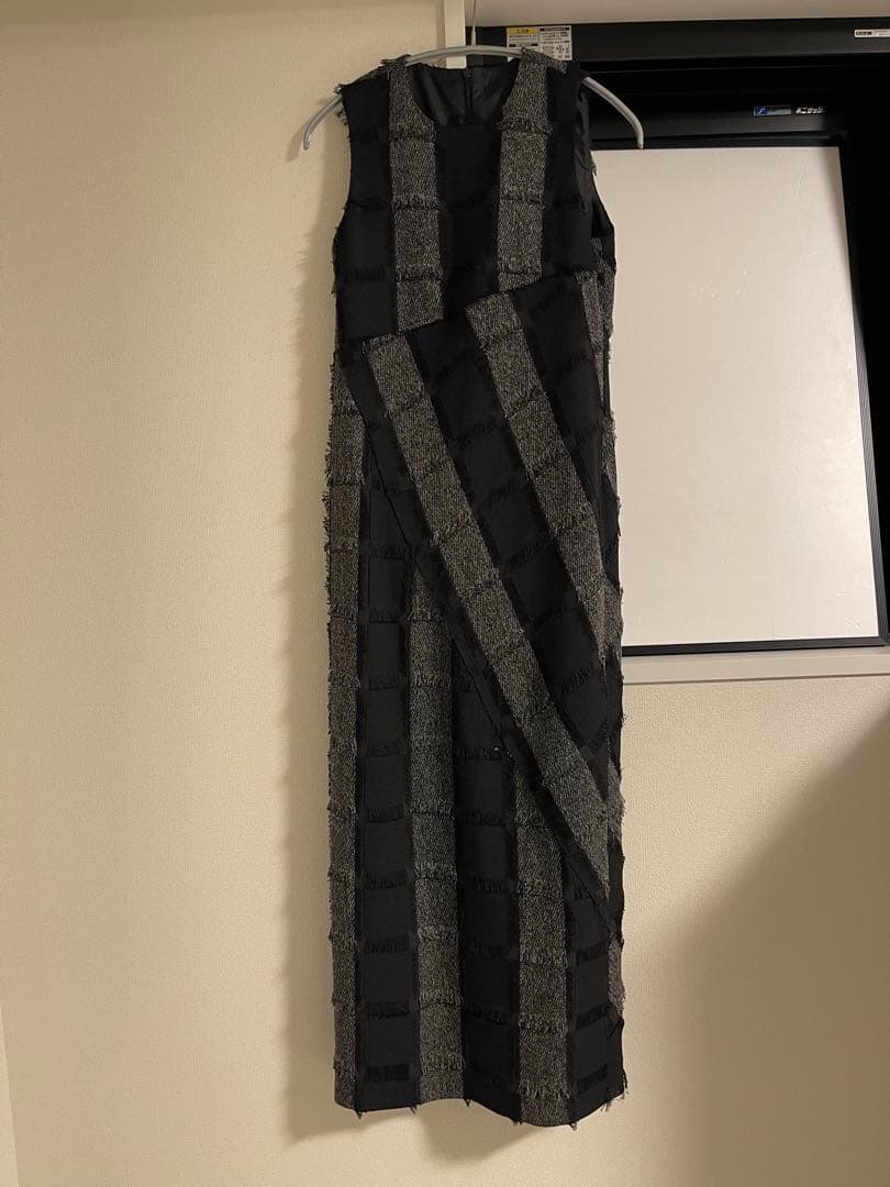 Hella cut jacquard patchwork dress Hella cut jacquard patchwork dress