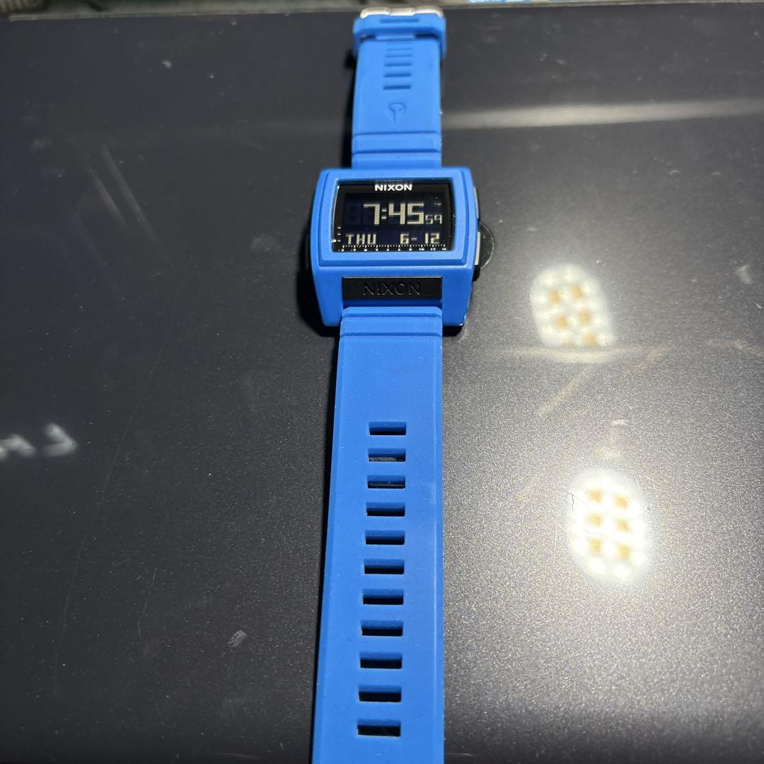NIXON デジタル腕時計 ブルー
