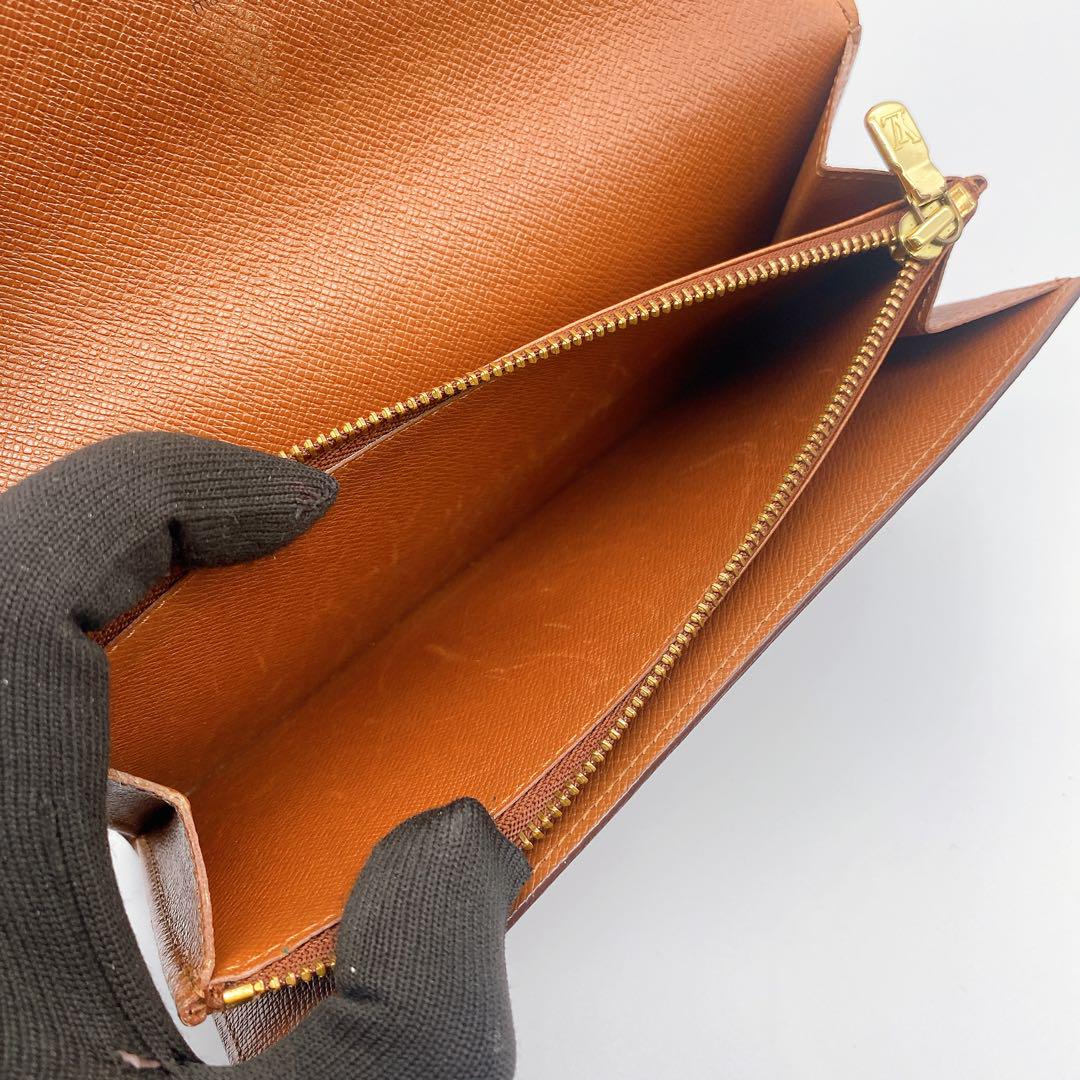 【美品】ルイヴィトン モノグラム ポシェット ポルトモネクレディ 長財布