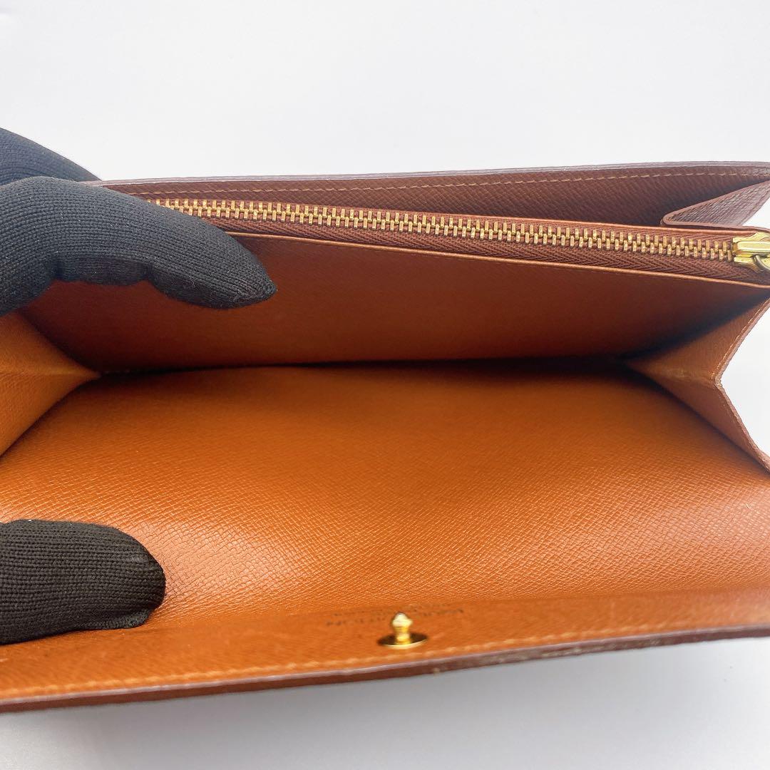 【美品】ルイヴィトン モノグラム ポシェット ポルトモネクレディ 長財布