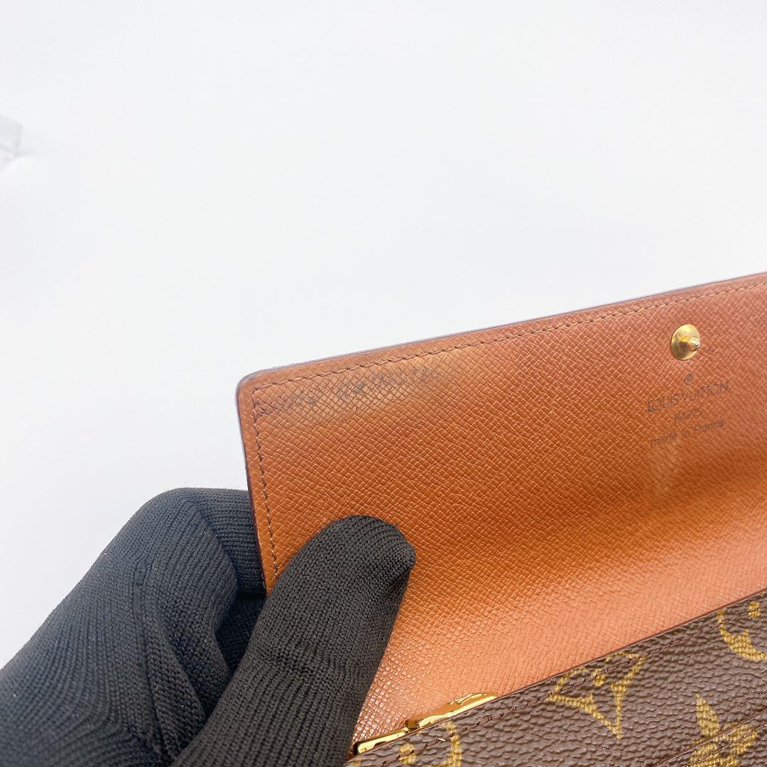 【美品】ルイヴィトン モノグラム ポシェット ポルトモネクレディ 長財布