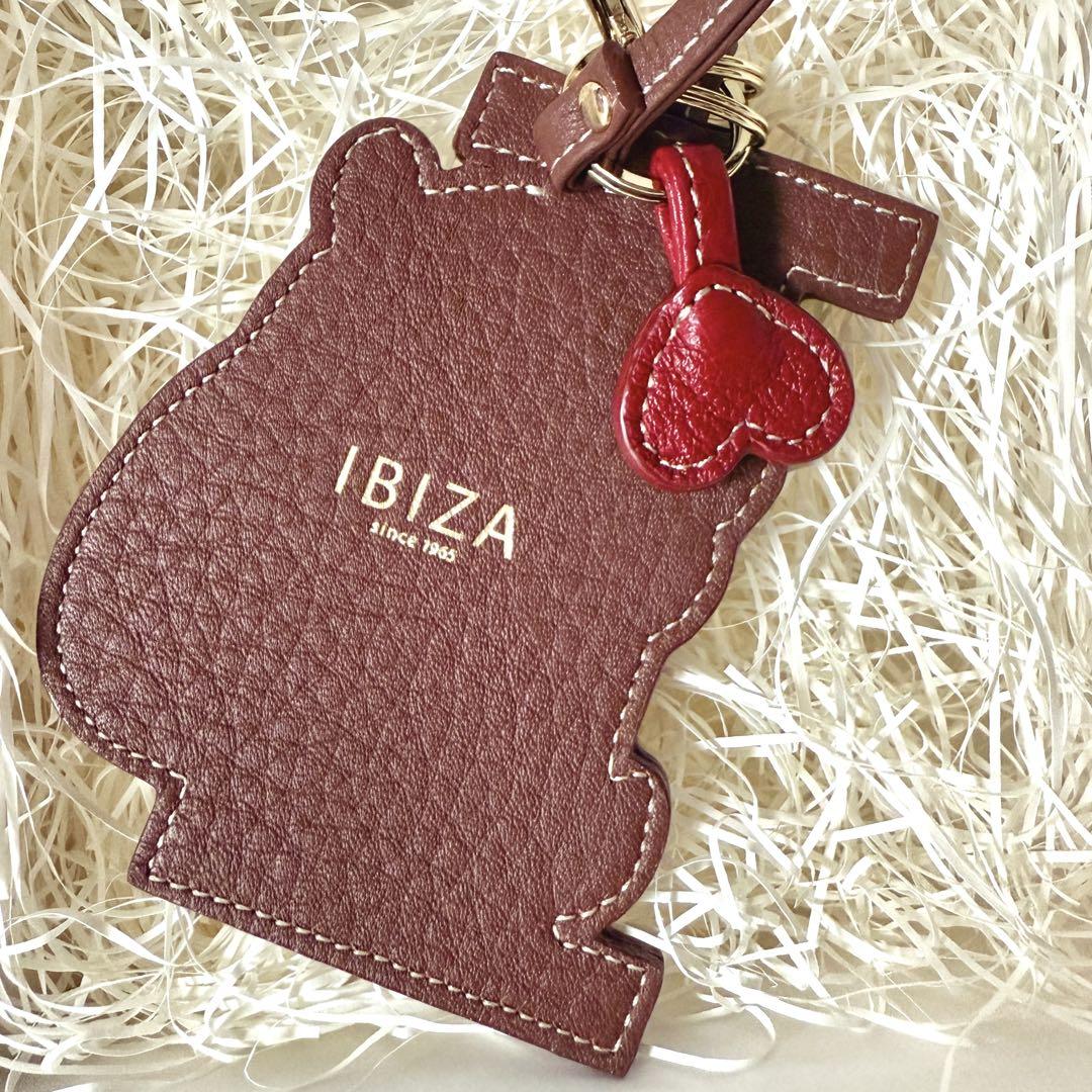 レア✨【未使用】《完売品》IBIZA イビサ パンダ チャーム 牛革 レザー