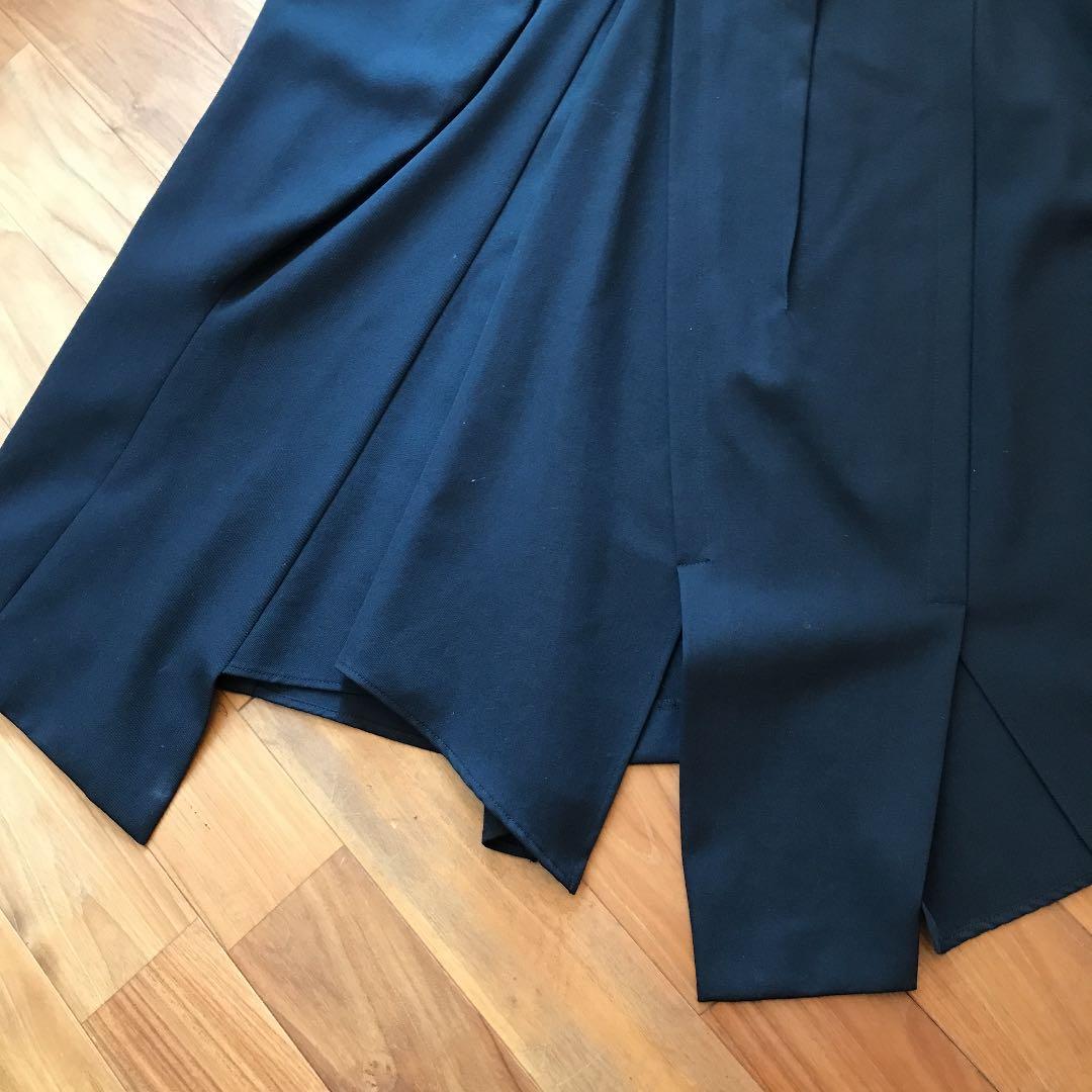 クリーニング済】エンフォルド アシンメトリーフレアスカート-