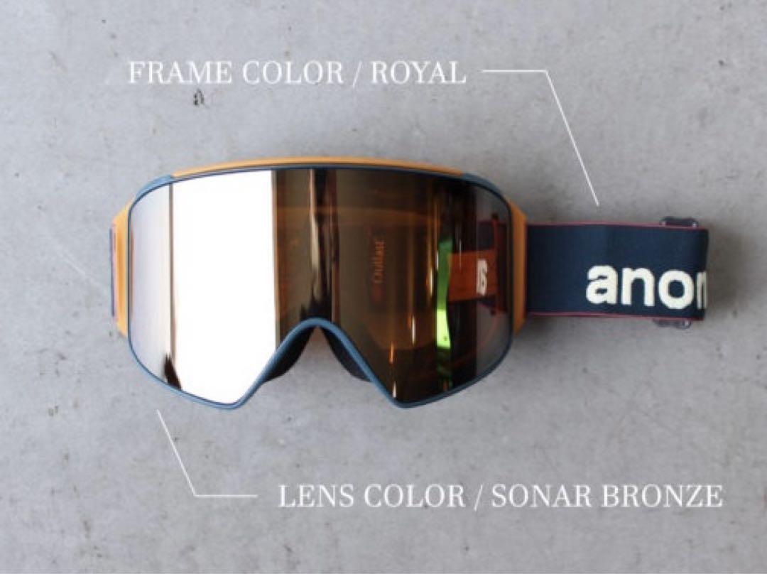 美品 anon M4 Goggles スペアレンズ Soner Bronze