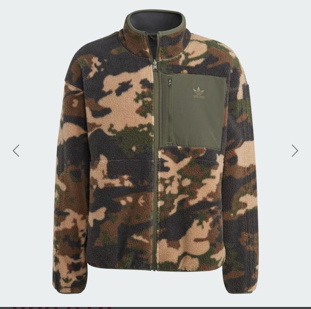 adidas ジャケット・アウター ボア　カモフラ　迷彩　アディダス