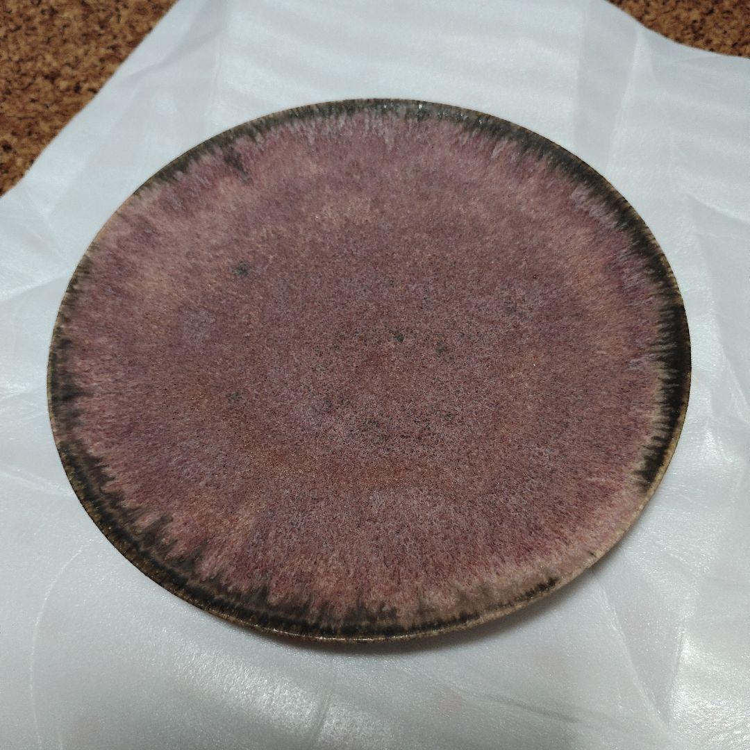 新品 吉沢寛郎 皿 プレート くすみピンク
