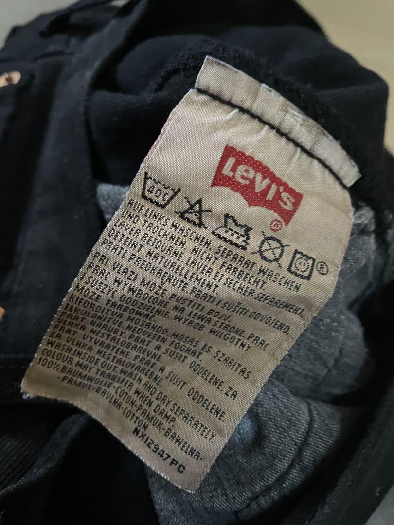 Levi's リーバイス　501 ブラック デニム 90s UK製 90s UK製 Levi's リーバイス501 ブラックデニム