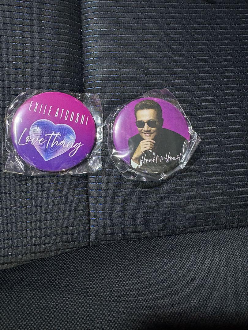 EXILE ATSUSHI Heart toHeart缶バッジ - メルカリ