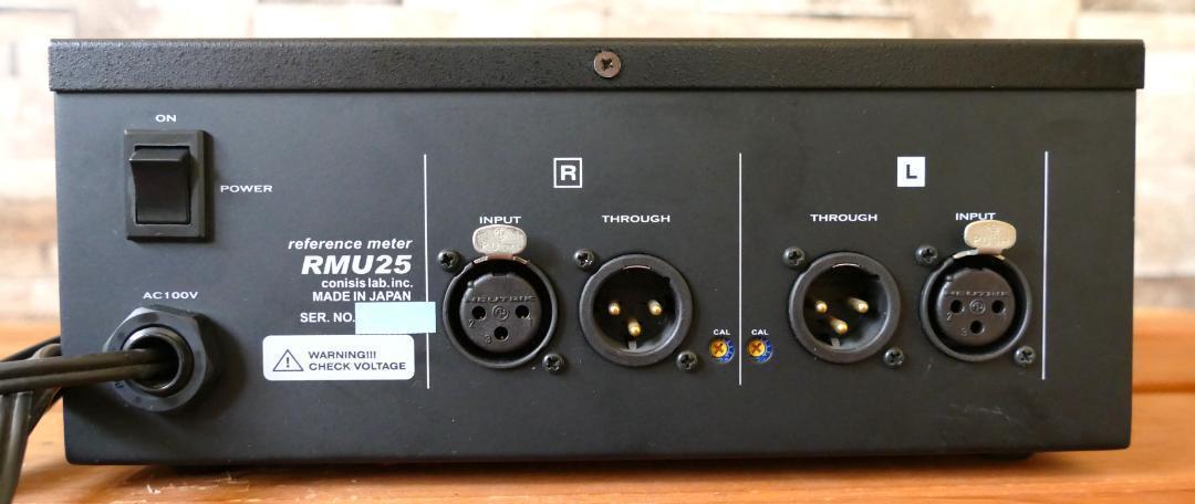 【VUメーター】コニシスRMU25　プロ仕様アナログVU計　美品 即日発送 送無 プロ仕様VUメーター】コニシスRMU25 アナログVU計 美品 即日発送