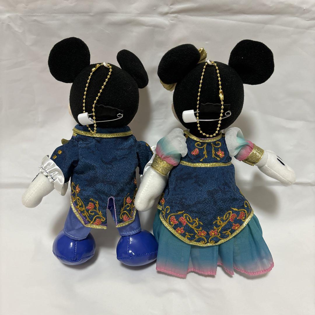 ディズニーシー ファンタジースプリングス ミッキーミニーぬいぐるみバッジ