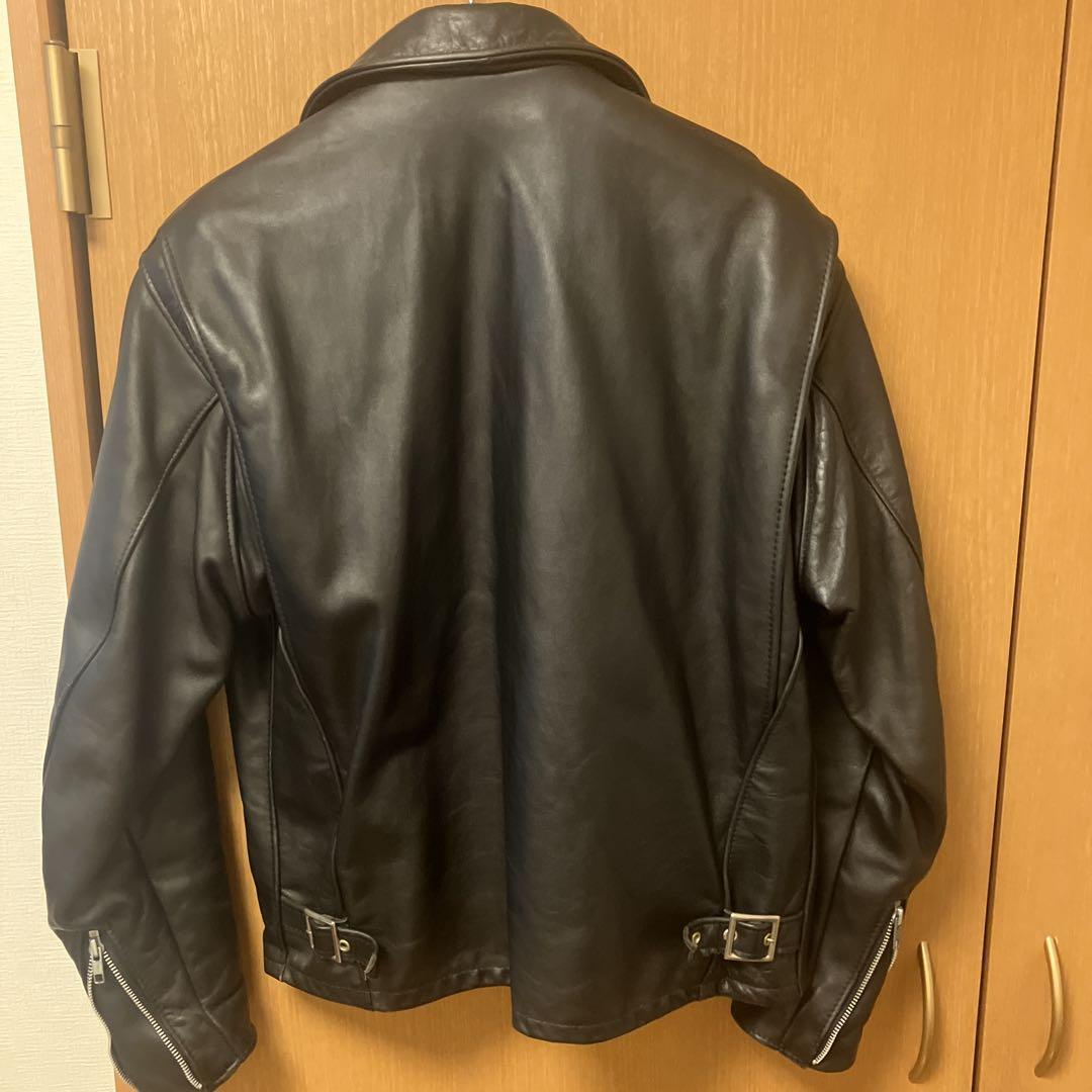 希少✨Schott ショット 642 ライダースジャケット レザー 襟あり 40 schott ショット 642 ライダースジャケット 40サイズ - メルカリ