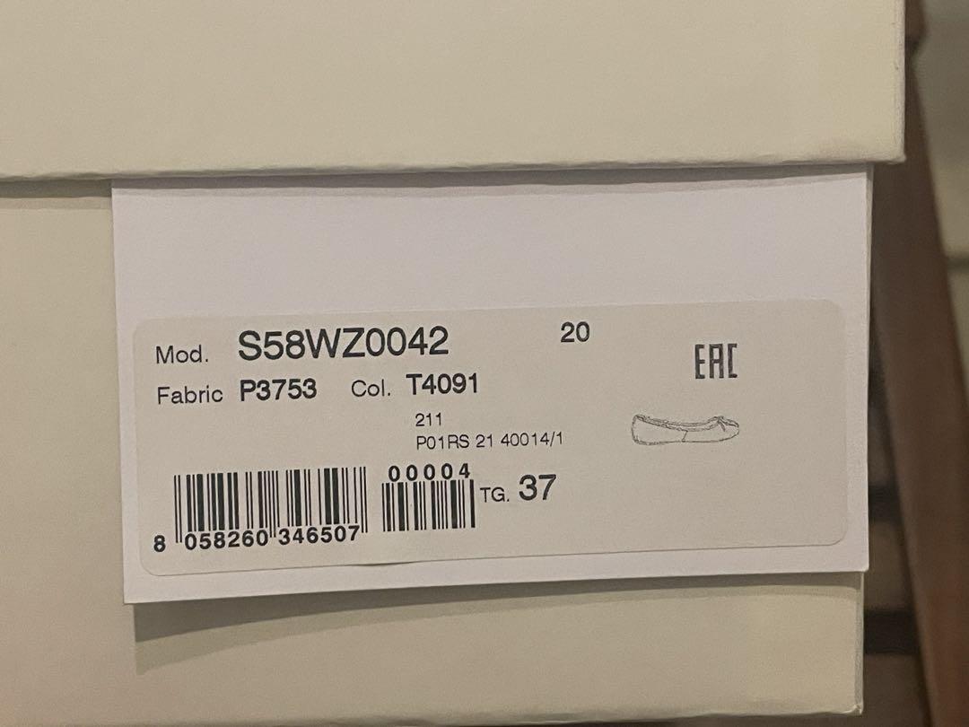 靴 Maison Margiela tabi flat